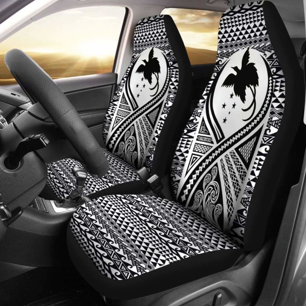 Papua New Guinea Car Seat Cover Lift Up Black - 105905 - YourCarButBetter