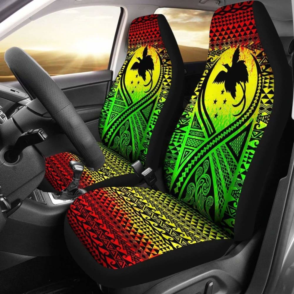 Papua New Guinea Car Seat Cover Lift Up Reggae 105905 - YourCarButBetter