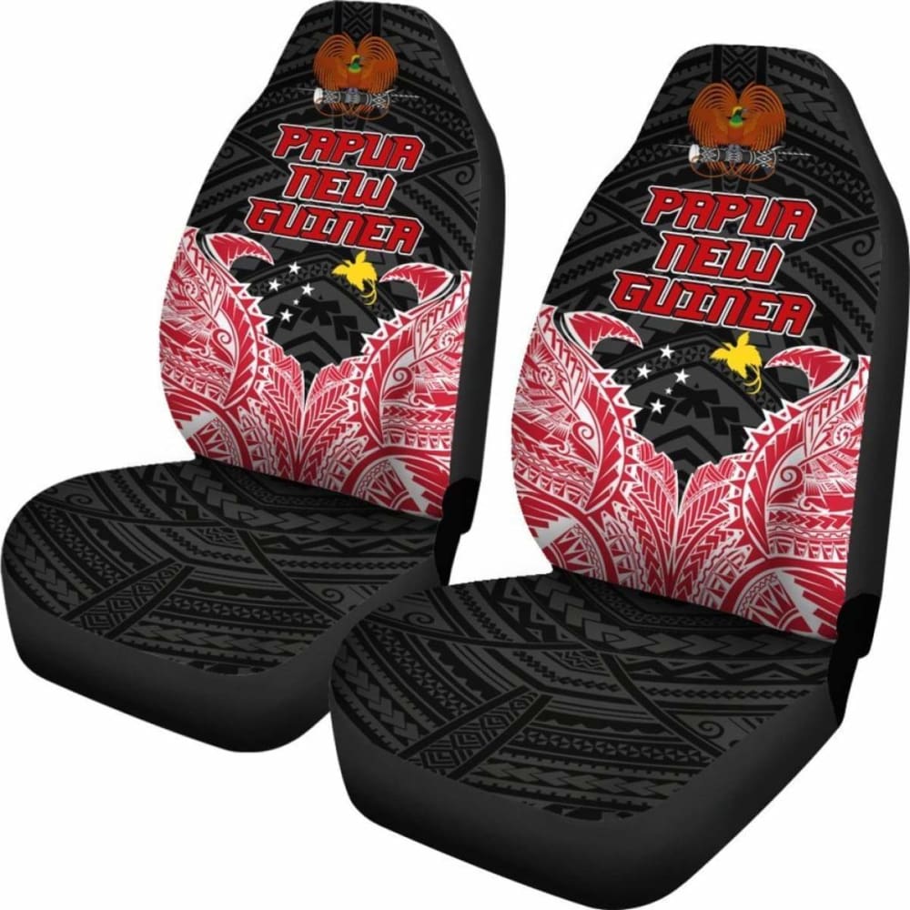 Papua New Guinea Car Seat Covers - Papua New Guinea Flag Coat Of Arms Premium - Amazing 1 105905 - YourCarButBetter