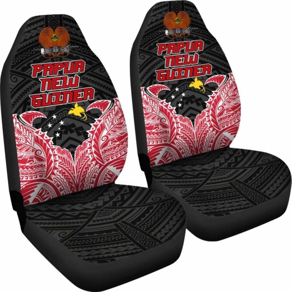 Papua New Guinea Car Seat Covers - Papua New Guinea Flag Coat Of Arms Premium - Amazing 1 105905 - YourCarButBetter