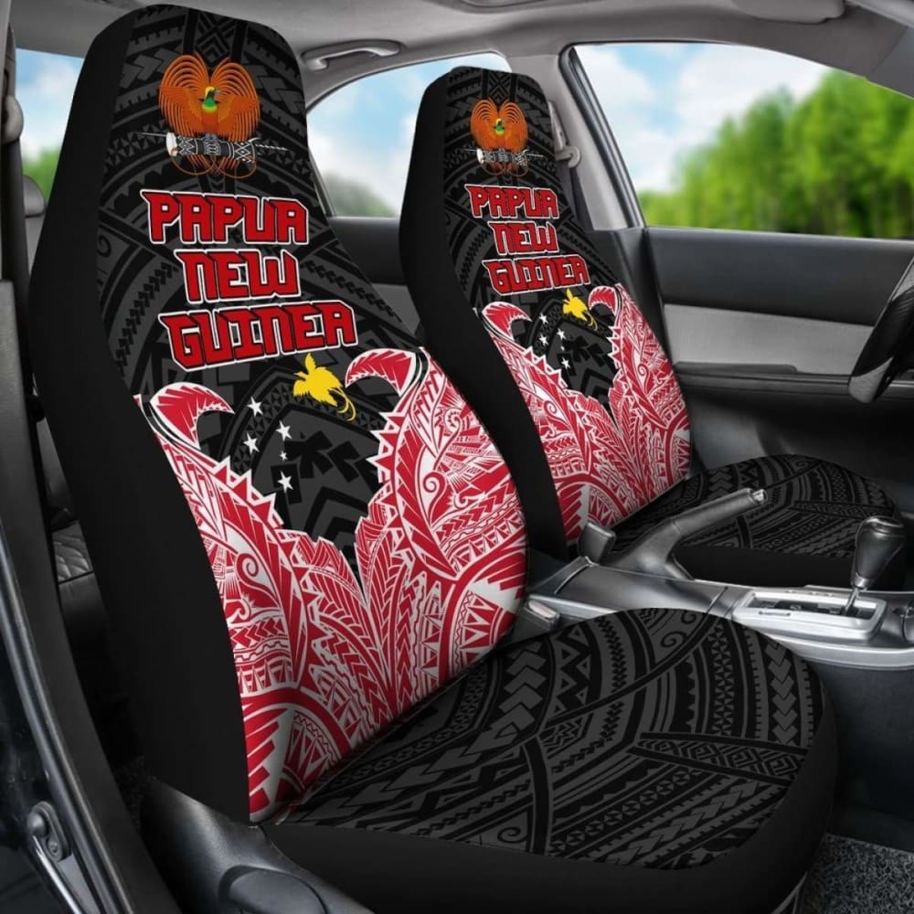 Papua New Guinea Car Seat Covers - Papua New Guinea Flag Coat Of Arms Premium - Amazing 1 105905 - YourCarButBetter
