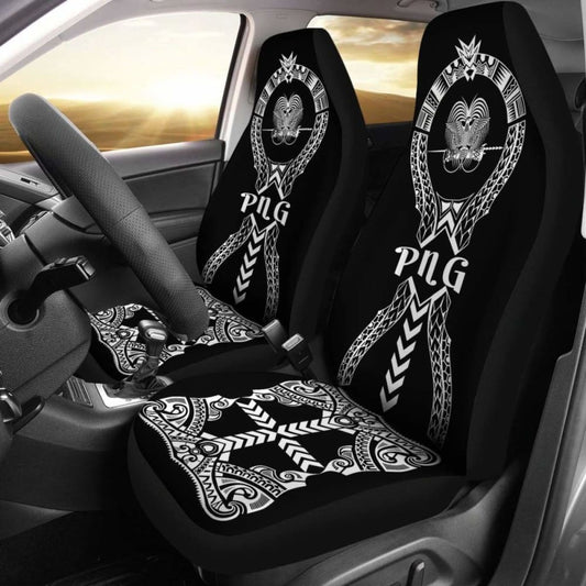 Papua New Guinea Car Seat Covers Polynesian Tribal 105905 - YourCarButBetter
