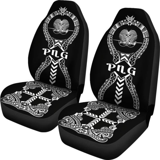 Papua New Guinea Car Seat Covers Polynesian Tribal 105905 - YourCarButBetter