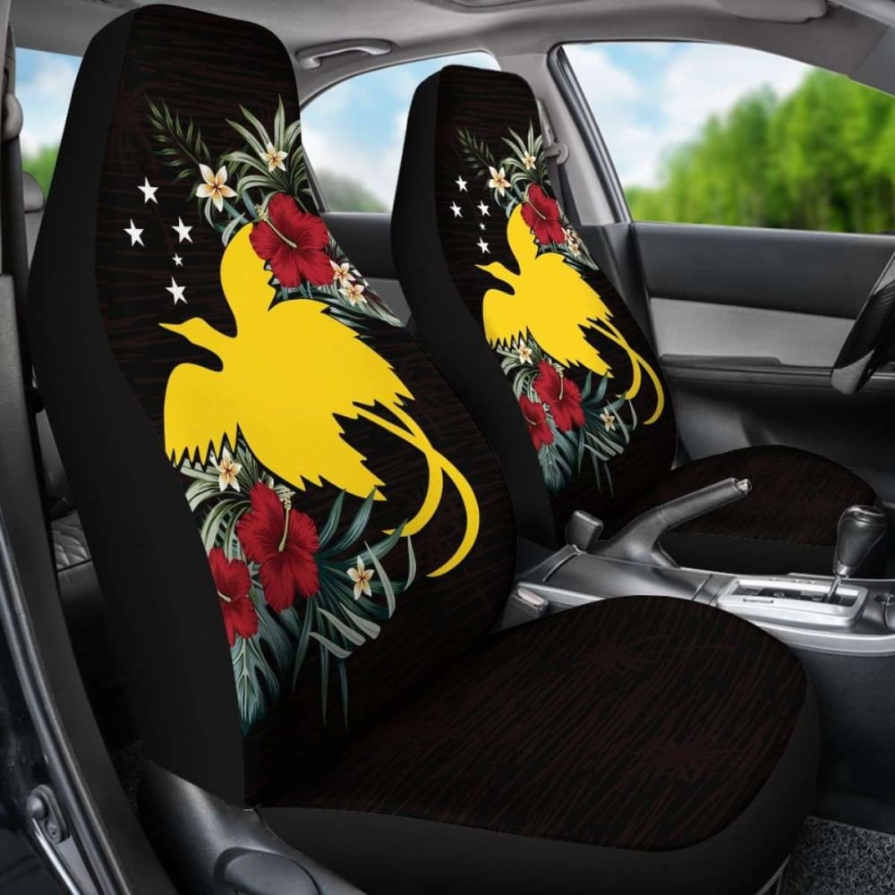 Papua New Guinea Hibiscus Car Seat Covers 232125 - YourCarButBetter