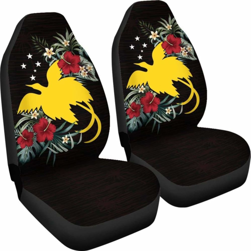 Papua New Guinea Hibiscus Car Seat Covers 232125 - YourCarButBetter
