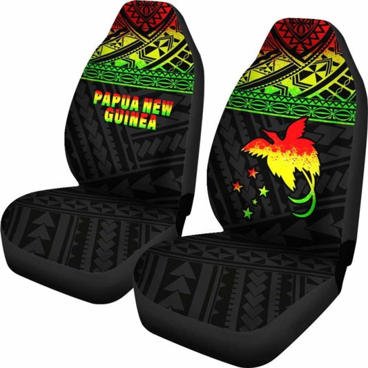 Papua New Guinea Polynesian Car Seat Covers Reggae - 105905 - YourCarButBetter