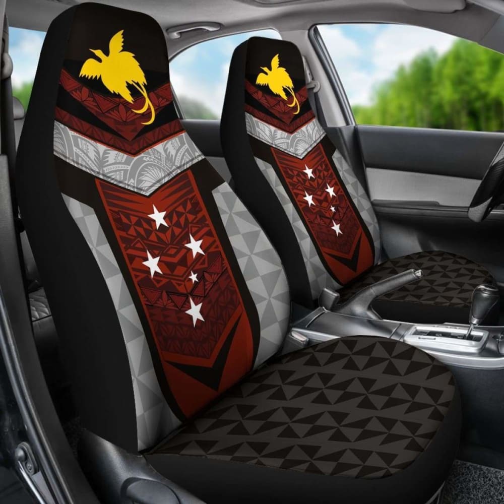 Papua New Guinea Polynesian Design Car Seat Covers 105905 - YourCarButBetter