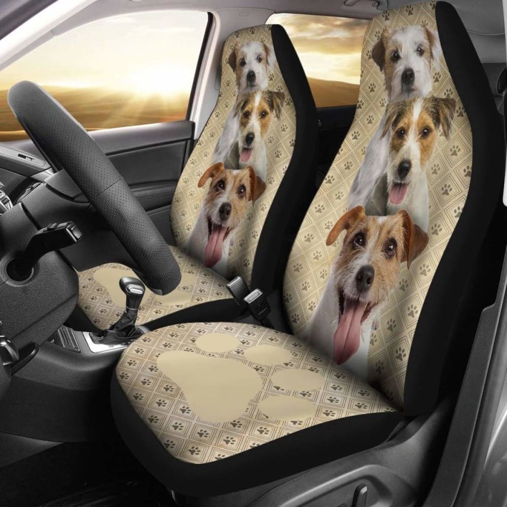 Parson Russell Dog Car Seat Covers Funny Decor Car Seat 160830 - YourCarButBetter