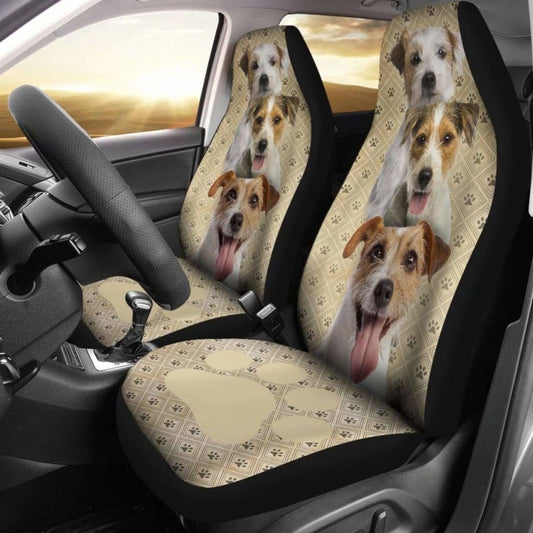 Parson Russell Dog Car Seat Covers Funny Decor Car Seat 160830 - YourCarButBetter