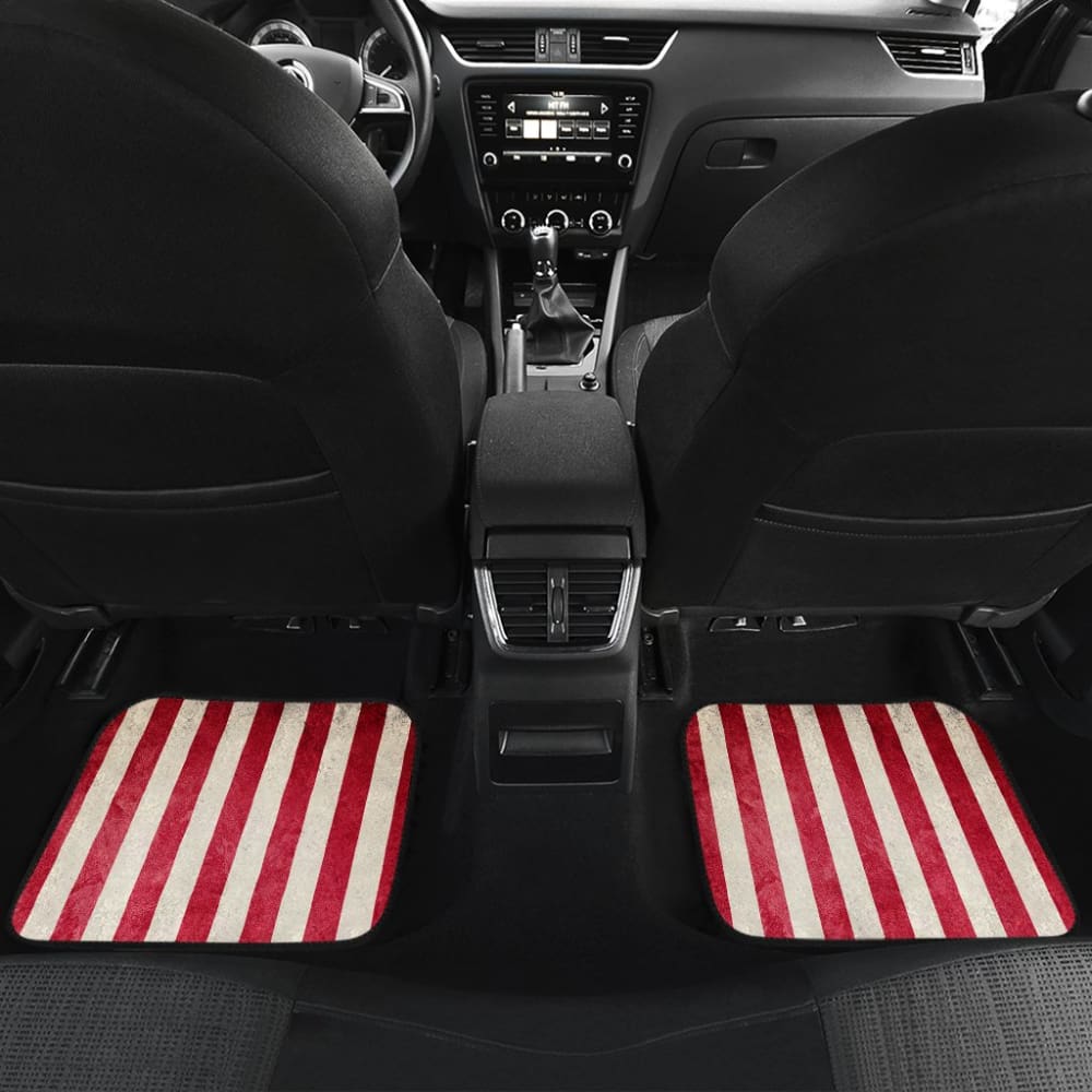 Patriotic American Flag Car Floor Mats 210202 - YourCarButBetter