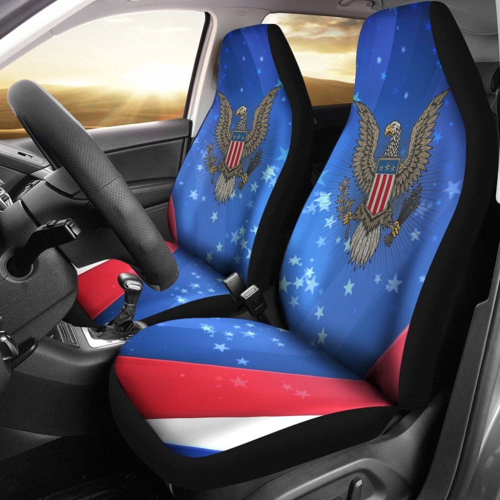 Patriotic Car Seat Cover 101819 - YourCarButBetter