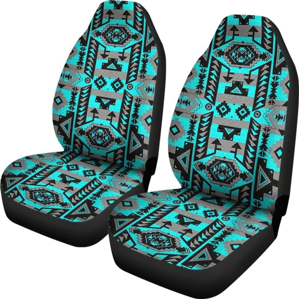Pattern Blue NativeCar Seat Cover 093223 - YourCarButBetter