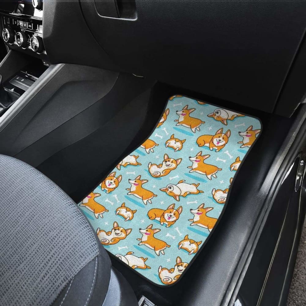 Pattern Corgi Dog Cute Car Floor Mats Amazing Gift 210101 - YourCarButBetter