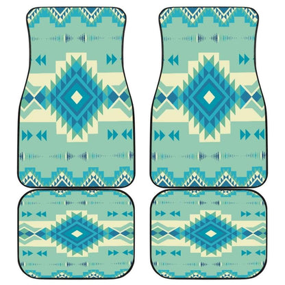 Pattern Ethnic Native Front And Back Car Mats 093223 - YourCarButBetter