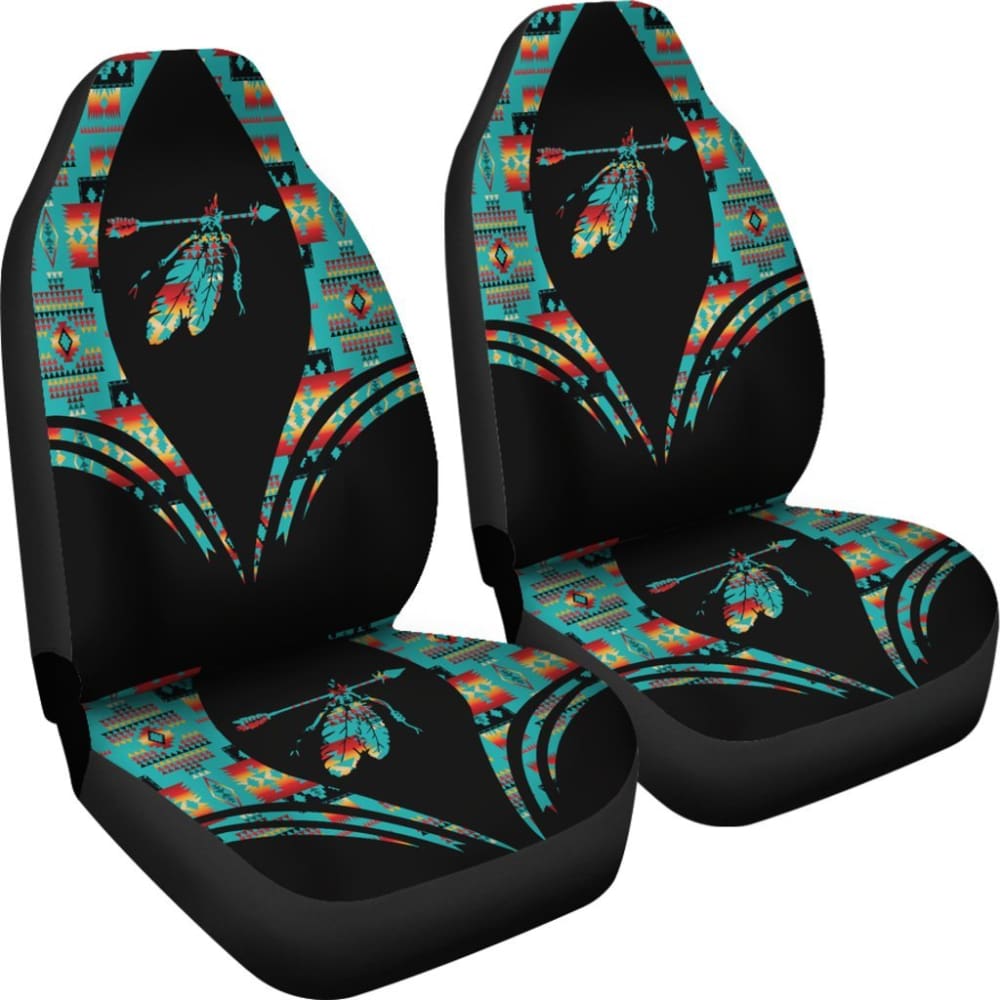 Pattern Feather Native American Car Seat Cover 093223 - YourCarButBetter