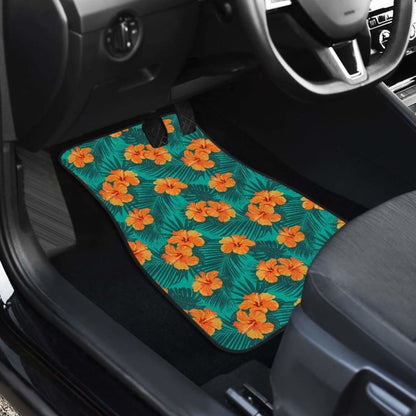 Pattern Flower Tropical Car Floor Mats Amazing Gift 210101 - YourCarButBetter