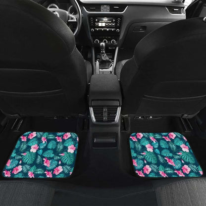 Pattern Flower Tropical Summer Car Floor Mats 210101 - YourCarButBetter