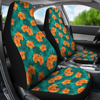 Pattern Flower Tropical Summer Car Seat Covers 210101 - YourCarButBetter