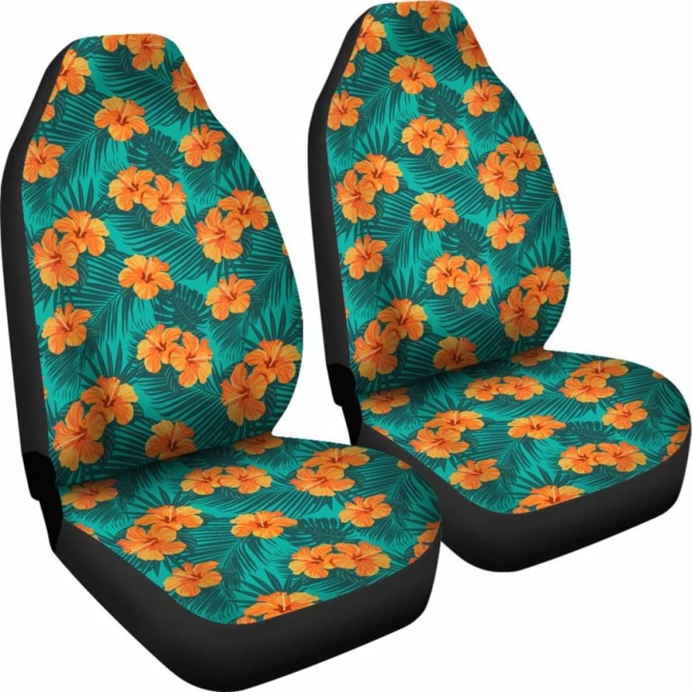 Pattern Flower Tropical Summer Car Seat Covers 210101 - YourCarButBetter