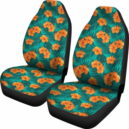Pattern Flower Tropical Summer Car Seat Covers 210101 - YourCarButBetter