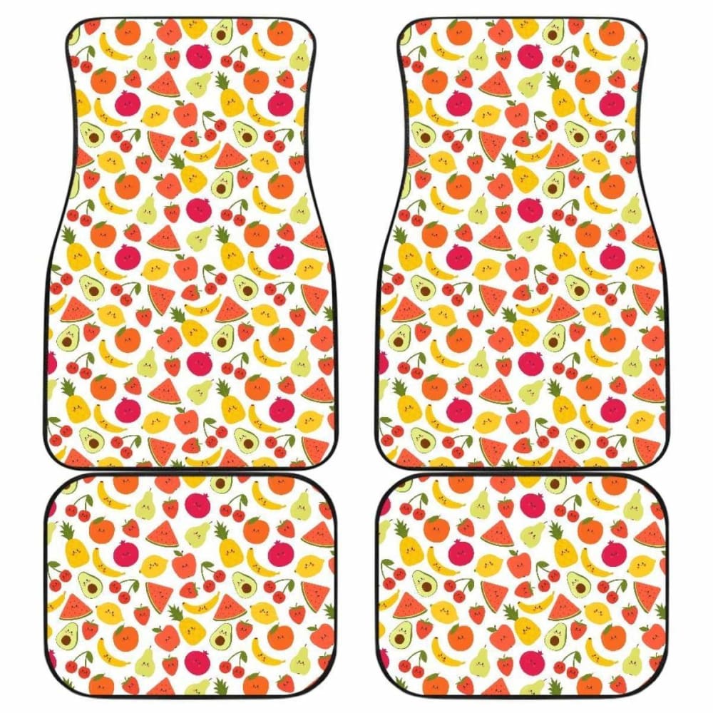 Pattern Fruits Cute Car Floor Mats Amazing Gift 210101 - YourCarButBetter