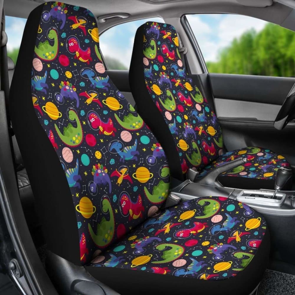 Pattern Kind Of Dinosaurs Car Seat Covers Amazing Gift 210101 - YourCarButBetter