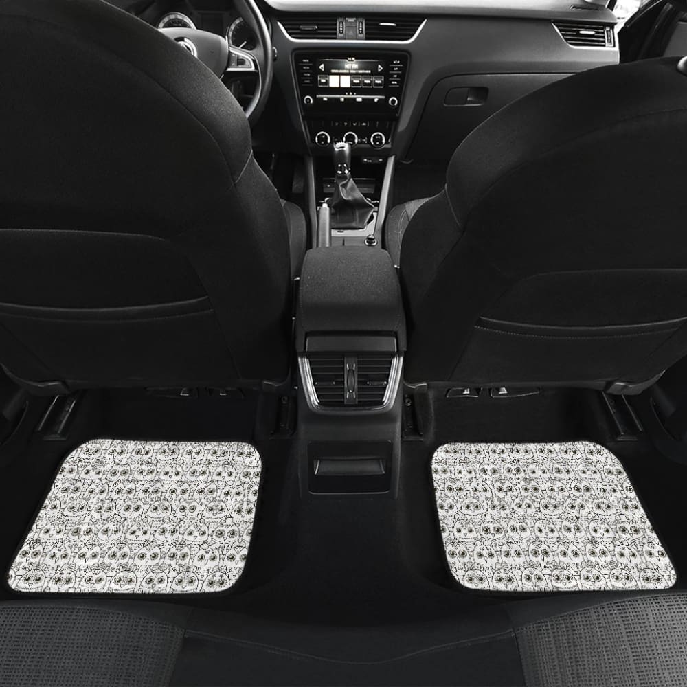 Pattern Owl Doodle Car Floor Mats Amazing Gift 210101 - YourCarButBetter