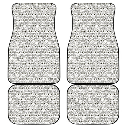 Pattern Owl Doodle Car Floor Mats Amazing Gift 210101 - YourCarButBetter