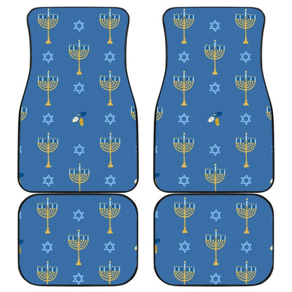 Pattern Print Hanukkah Car Floor Mats 210201 - YourCarButBetter
