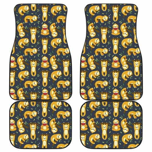 Pattern Sloth Cute Car Floor Mats Amazing Gift 211002