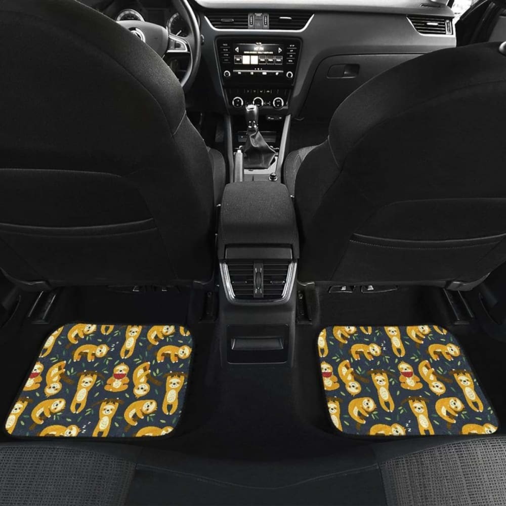 Pattern Sloth Cute Car Floor Mats Amazing Gift 211002