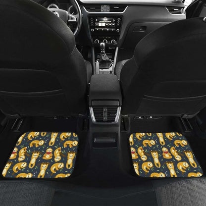 Pattern Sloth Cute Car Floor Mats Amazing Gift 211002