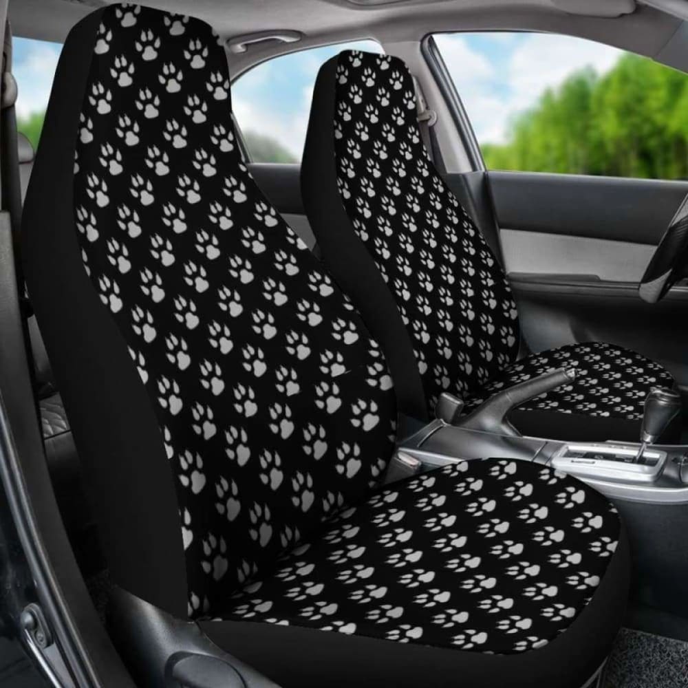 Paw Print Car Seat Cover 161012