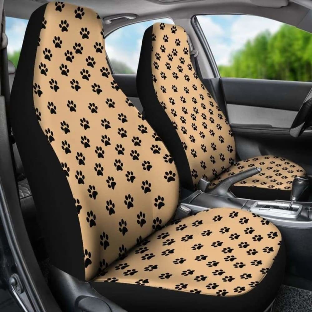 Paw Prints Car Seat Covers 161012