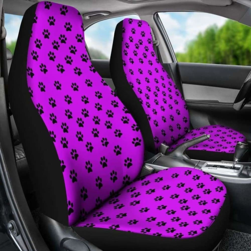 Paw Prints Car Seat Covers 161012