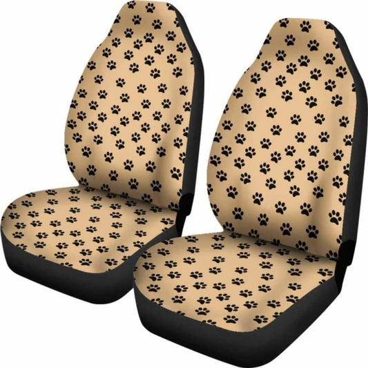 Paw Prints Car Seat Covers 161012