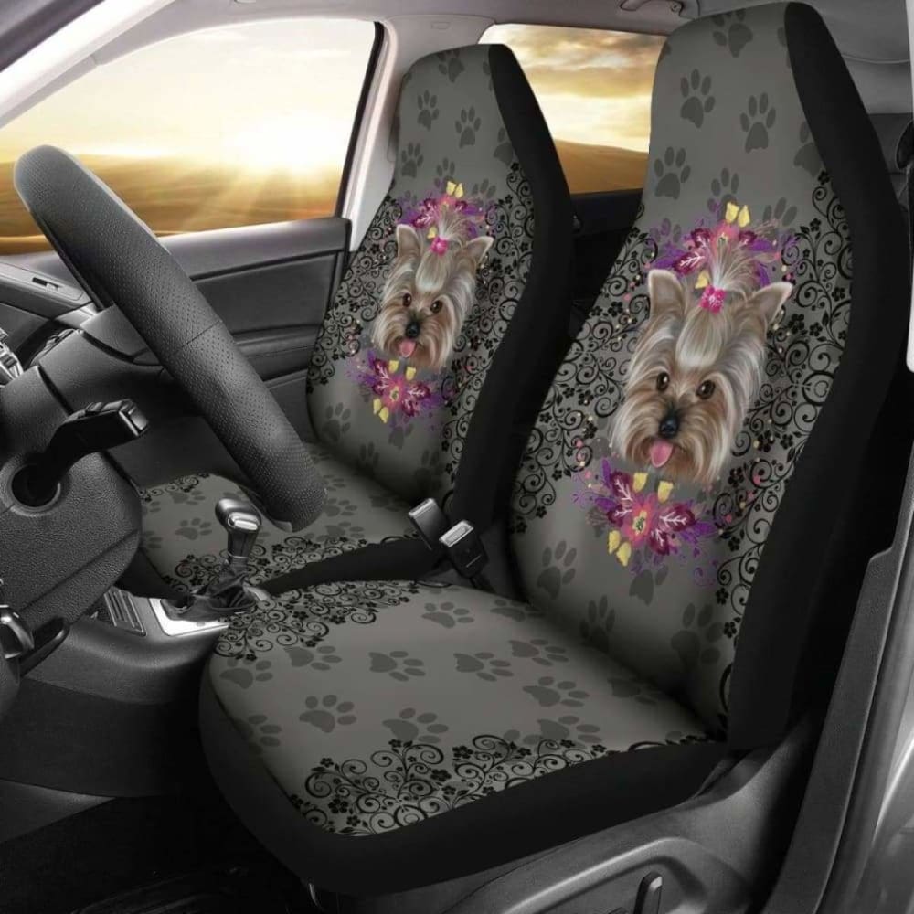 Paw Yorkie Car Seat Covers 161012