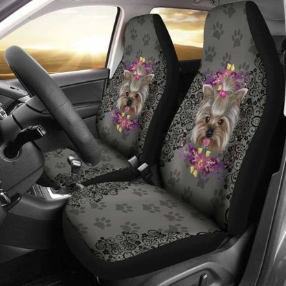 Paw Yorkie Car Seat Covers 161012