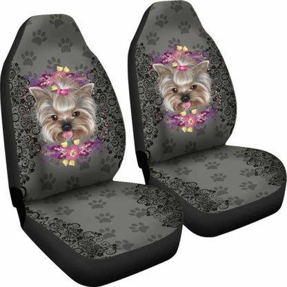 Paw Yorkie Car Seat Covers 161012