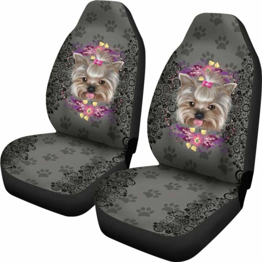 Paw Yorkie Car Seat Covers 161012