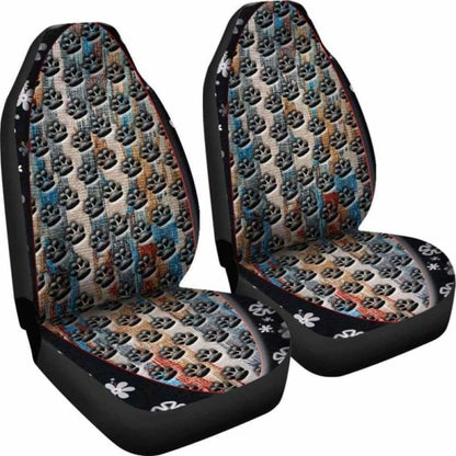 Paws only Car Seat Covers Set Of Two Awesome 161012
