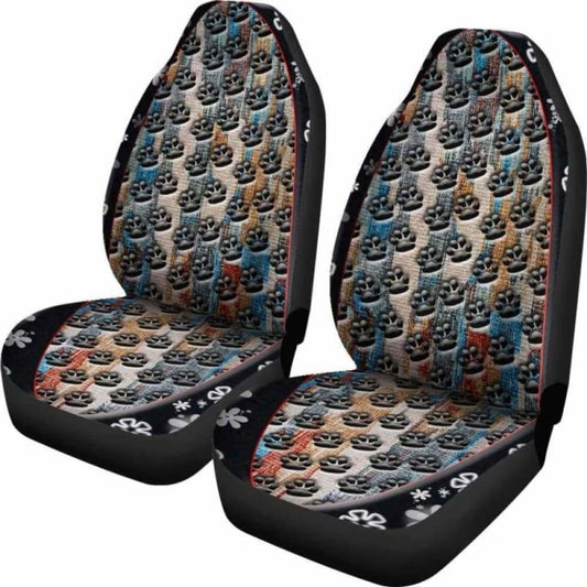 Paws only Car Seat Covers Set Of Two Awesome 161012