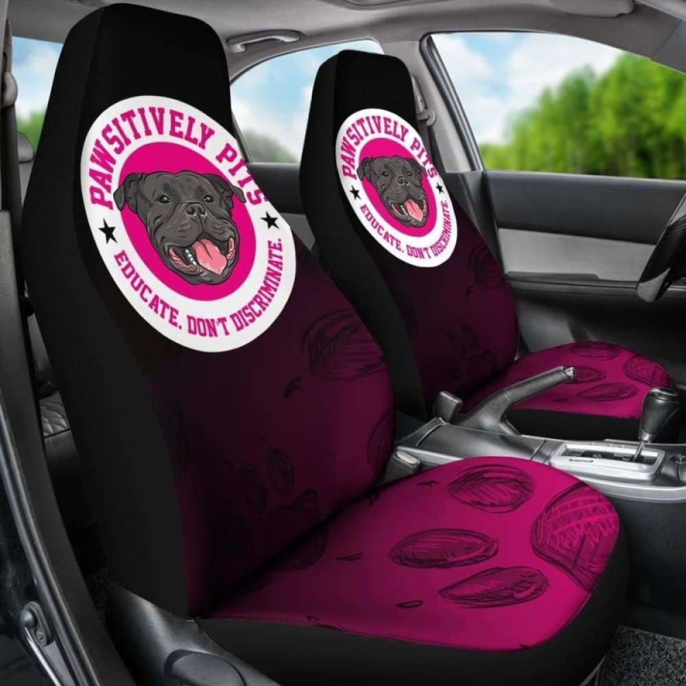 Pawsitively Pits Car Seat Covers 102918 - YourCarButBetter