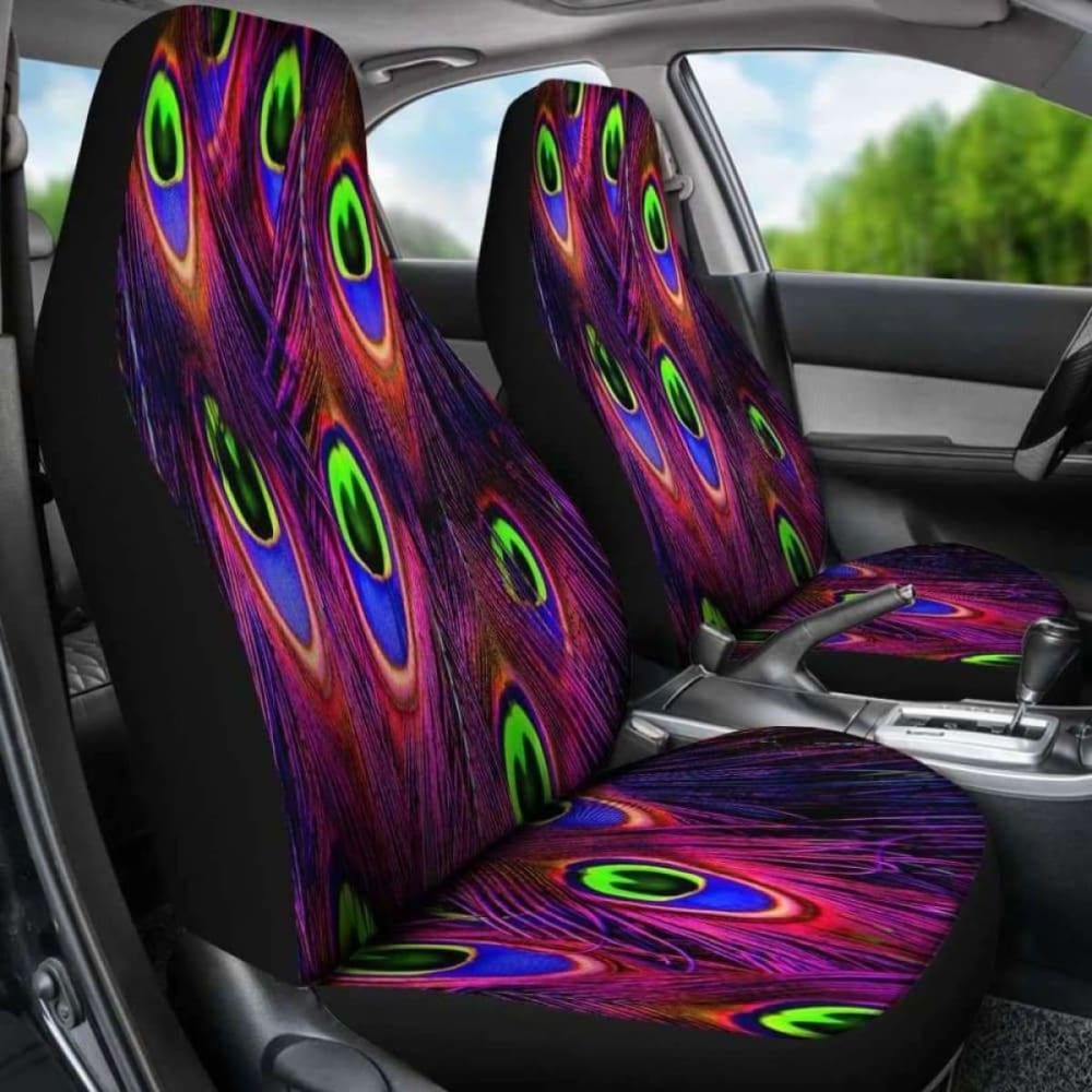 Peacock Feathers Car Seat Covers 181703 - YourCarButBetter