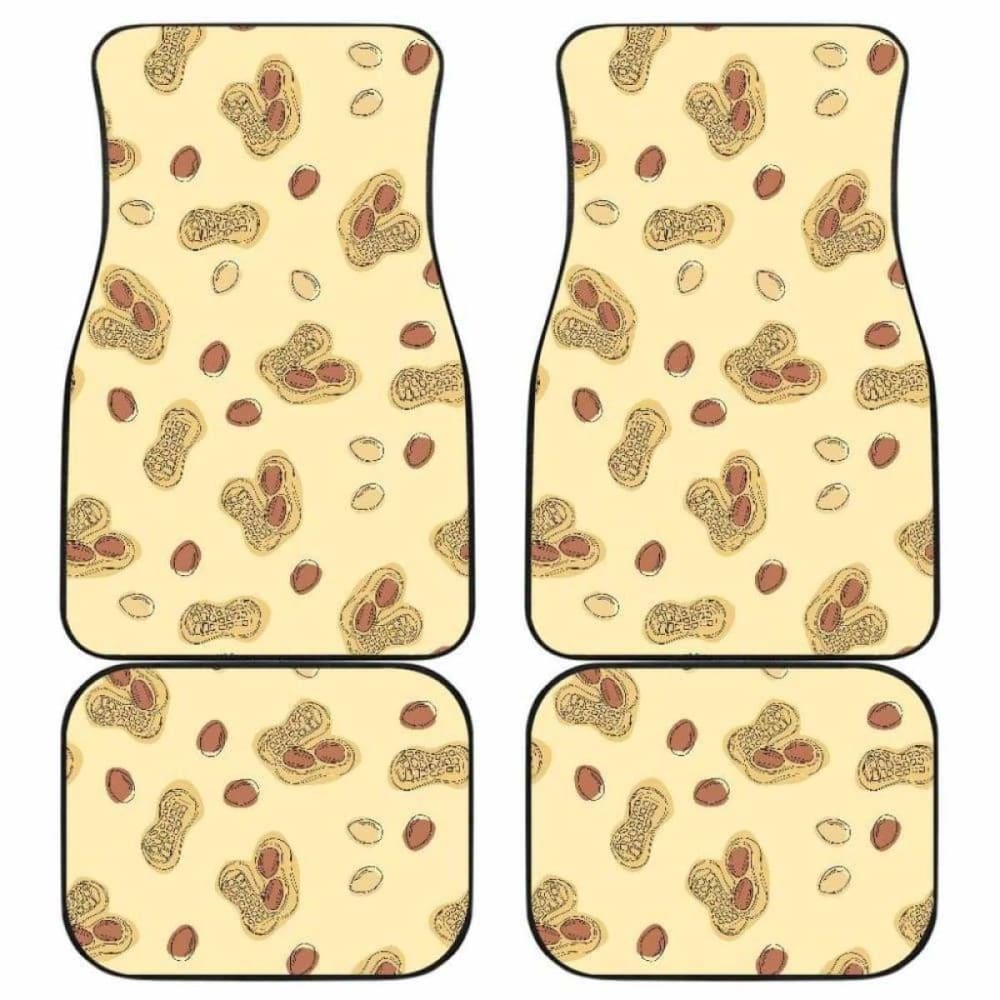 Peanuts Design Pattern Front And Back Car Mats 103406 - YourCarButBetter