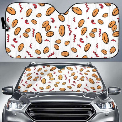Peanuts Pattern Background Car Auto Sun Shades 103406 - YourCarButBetter