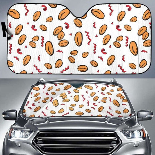 Peanuts Pattern Background Car Auto Sun Shades 103406 - YourCarButBetter