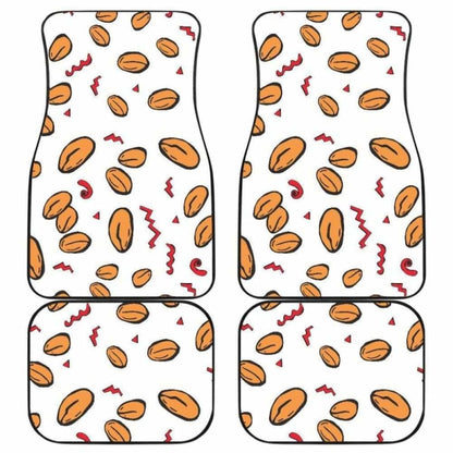 Peanuts Pattern Background Front And Back Car Mats 103406 - YourCarButBetter