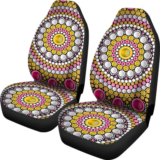 Pearl Mandala Car Seat Covers 093223 - YourCarButBetter