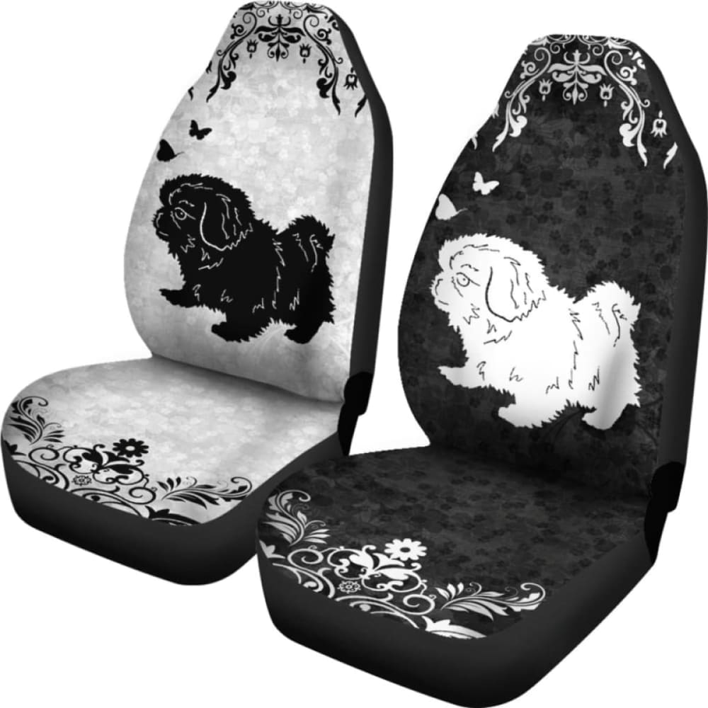 Pekingese Car Seat Covers 195016 - YourCarButBetter